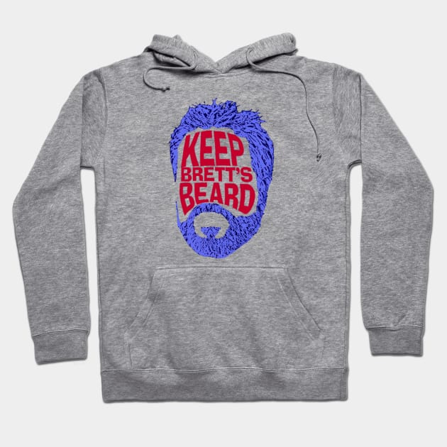 Keep Brett Brown's Beard Hoodie by OptionaliTEES